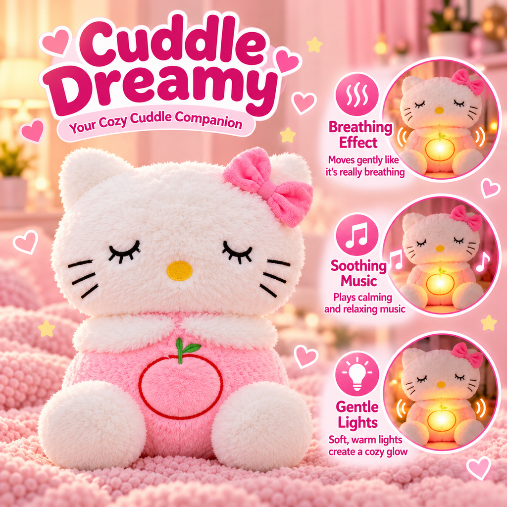 Cuddle Dreamy Kitty Glow Plush