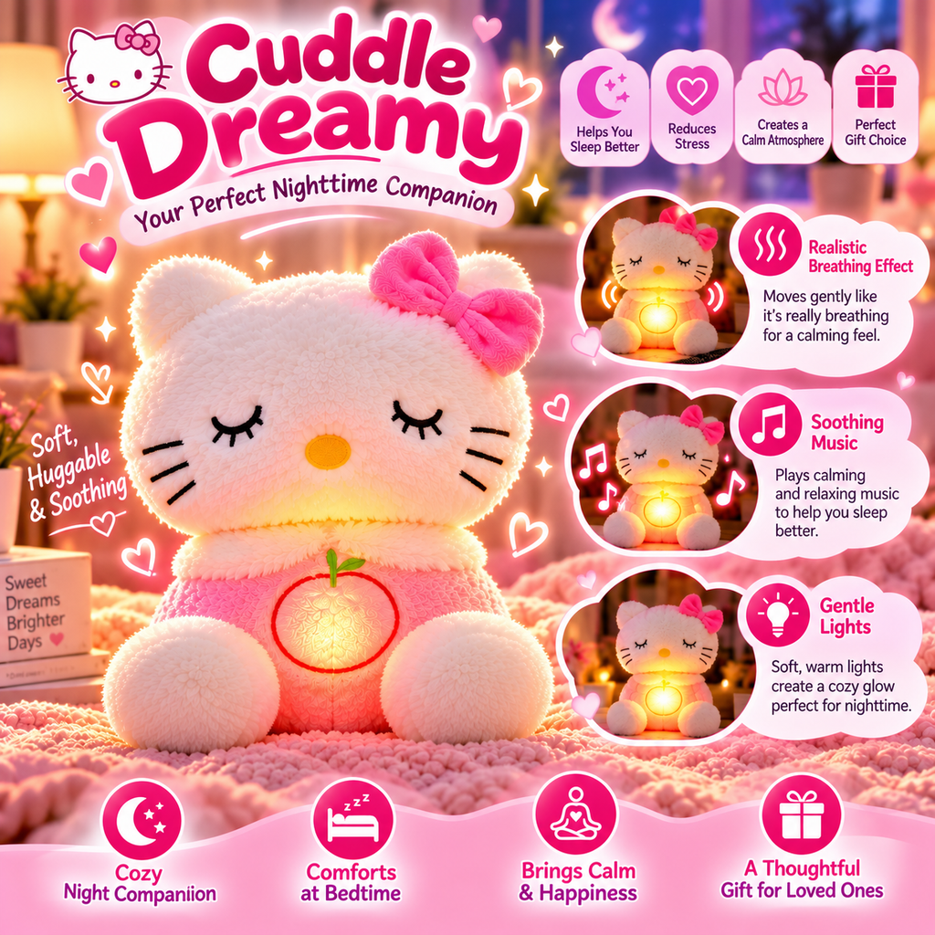 Cuddle Dreamy Kitty Glow Plush