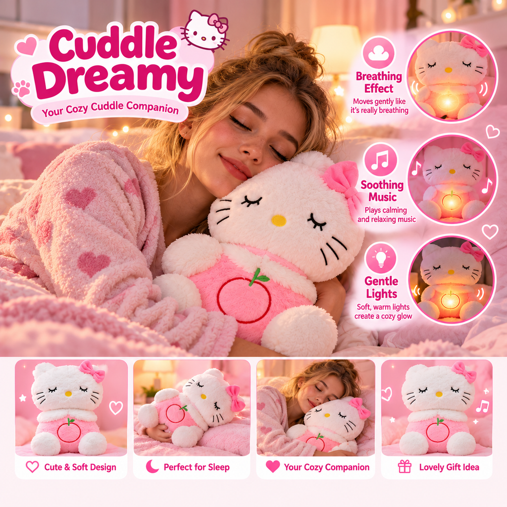 Cuddle Dreamy Kitty Glow Plush